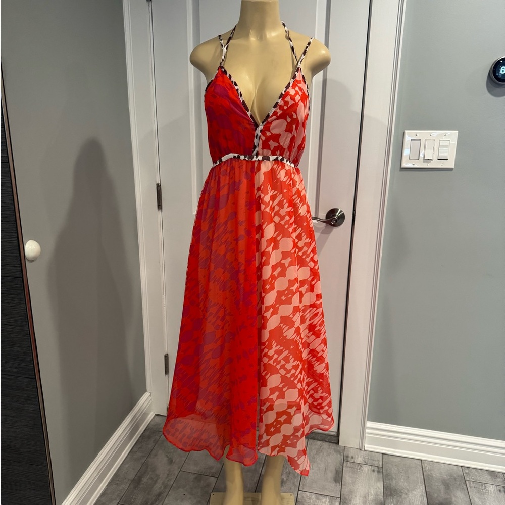 Yoana Baraschi Red Day Summer dress small